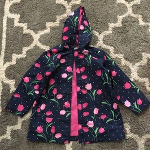 Gymboree Girls Navy Tulip Spring Coat